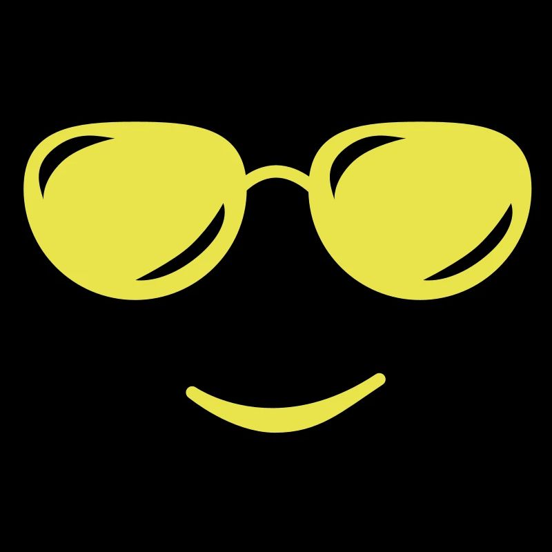 sunglasses smile reflection