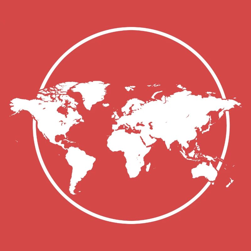 World Map White