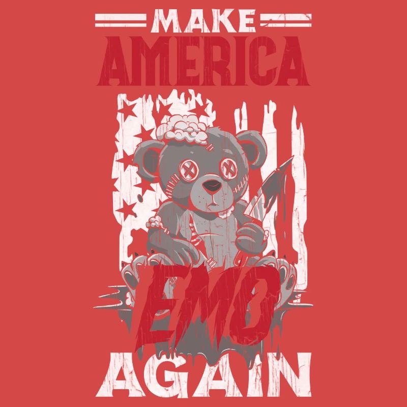 Emoticon Make America Emo Again Emocore Aesthetic