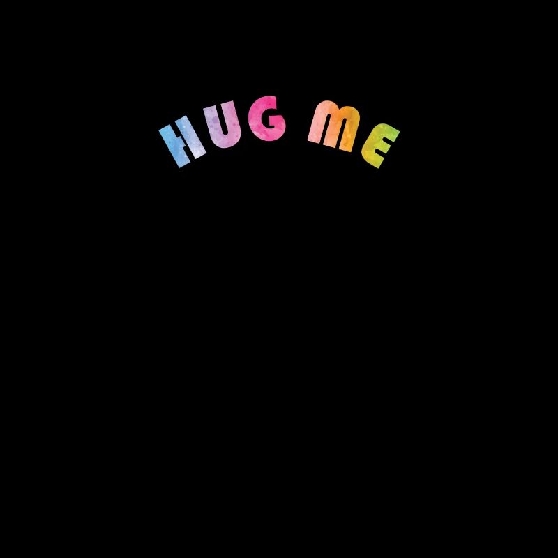 HUG ME Regenbogenfarben Pride Flag