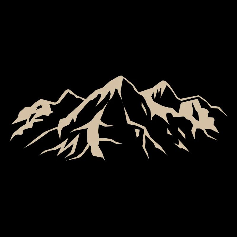 Mountains outline