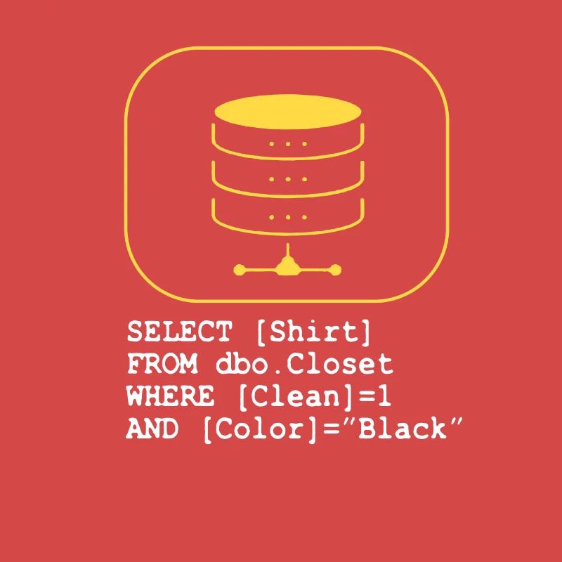 Code de base de données SQL Sarcasm Developer Gift