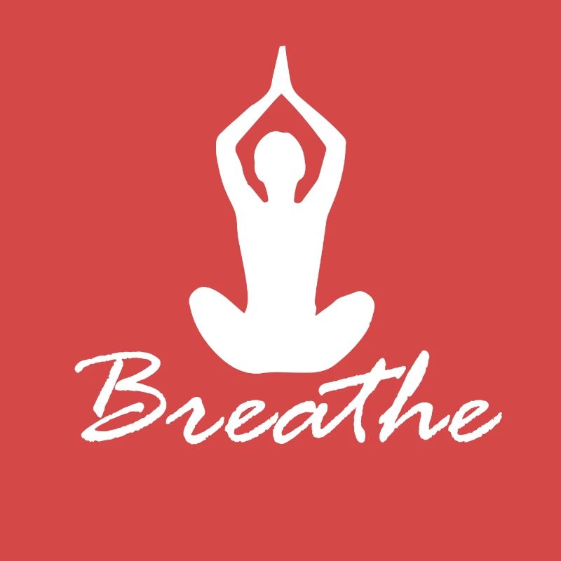 Respirez! belle conception de yoga, conception de méditation