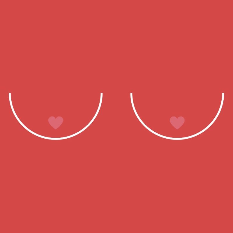 Nippel Brust Boobs Statement lustig Geschenkidee