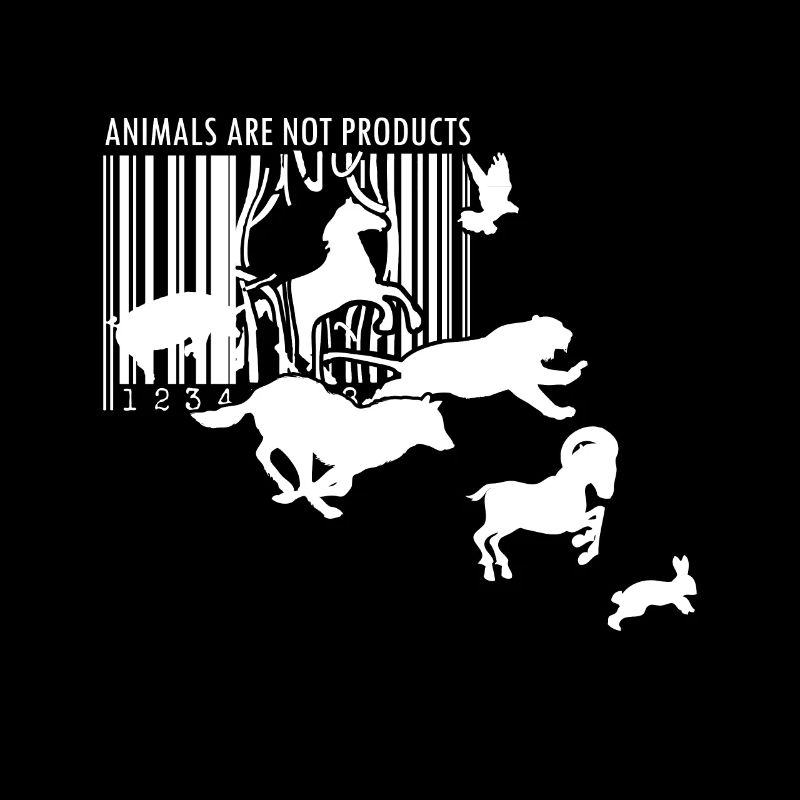Défenseurs des animaux - Pas de produits Code-barres vegan