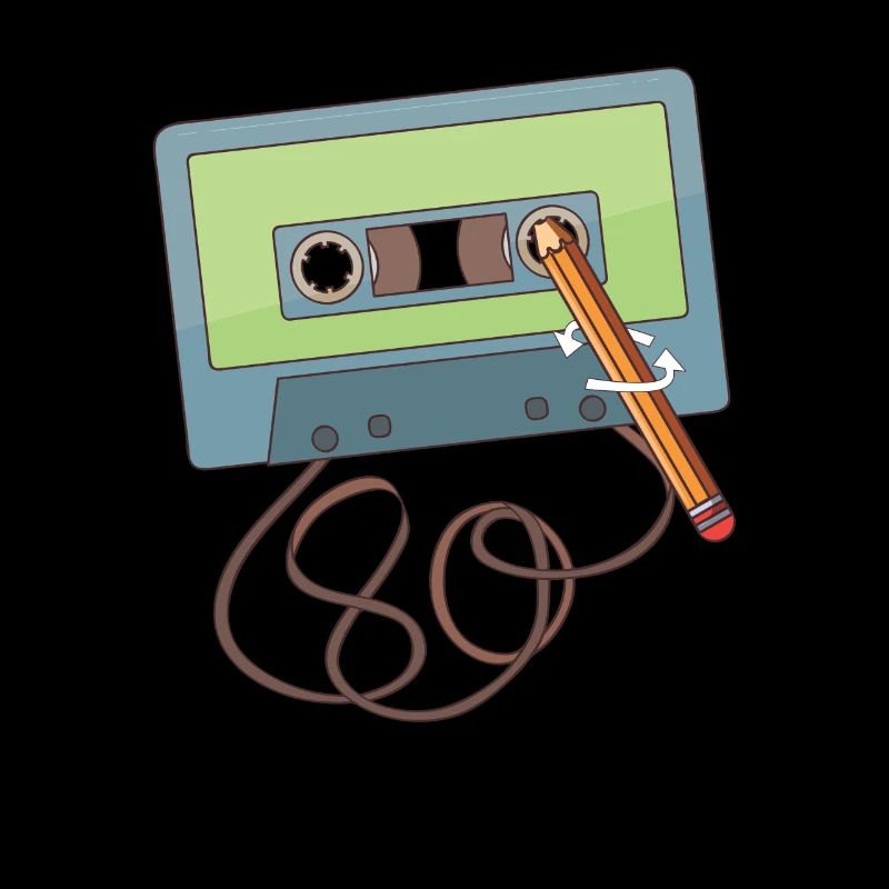 Old school crayon une cassette