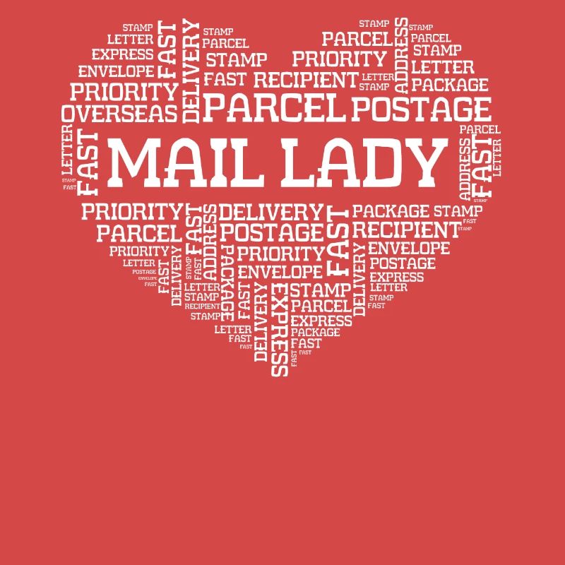 Dame de la poste, livraison postale