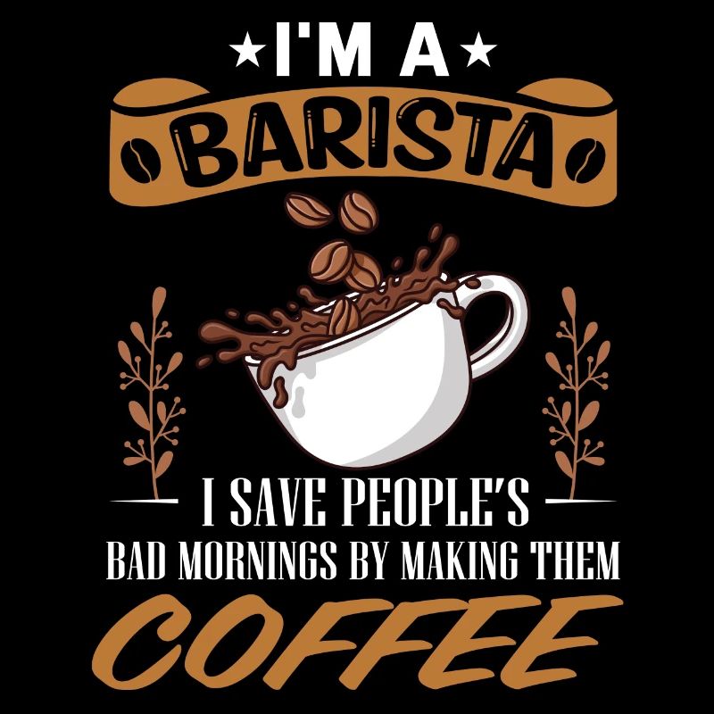 Barista, coffee machine