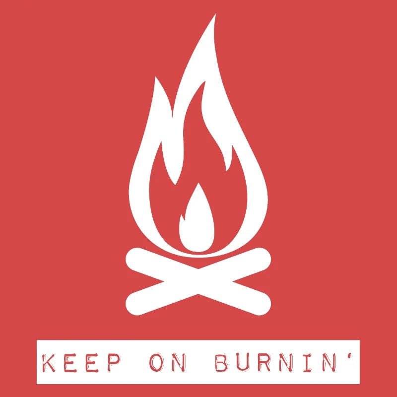 Continuez à brûler - feu de camp confortable
