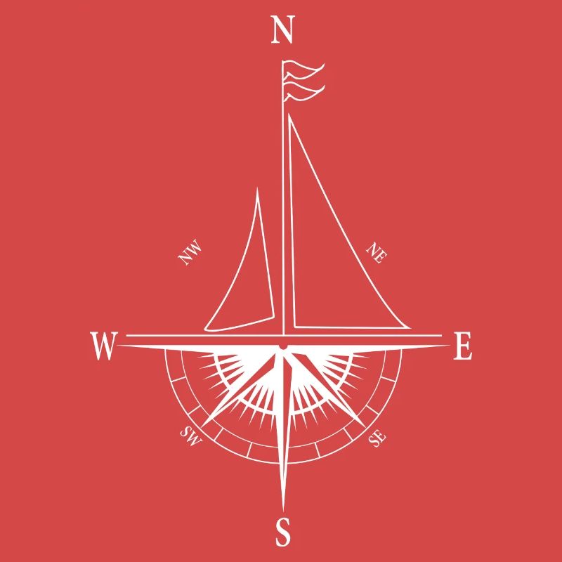 Ship Compass Navigation Capitaine Cadeau de voile