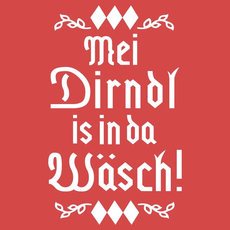 Dirndl in der Wäsche weiß (Farbwechsel möglich)