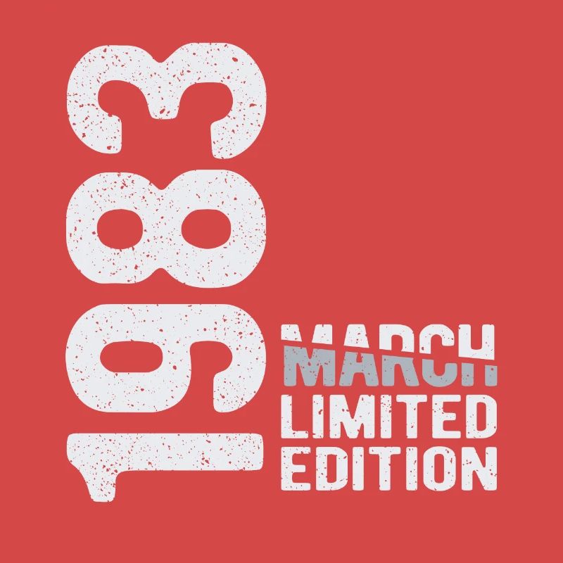 Mars 1983 édition limitée Année de naissance