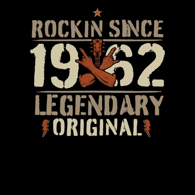 1962 60 Jahre Rock and Roll Geburtstag Geschenk