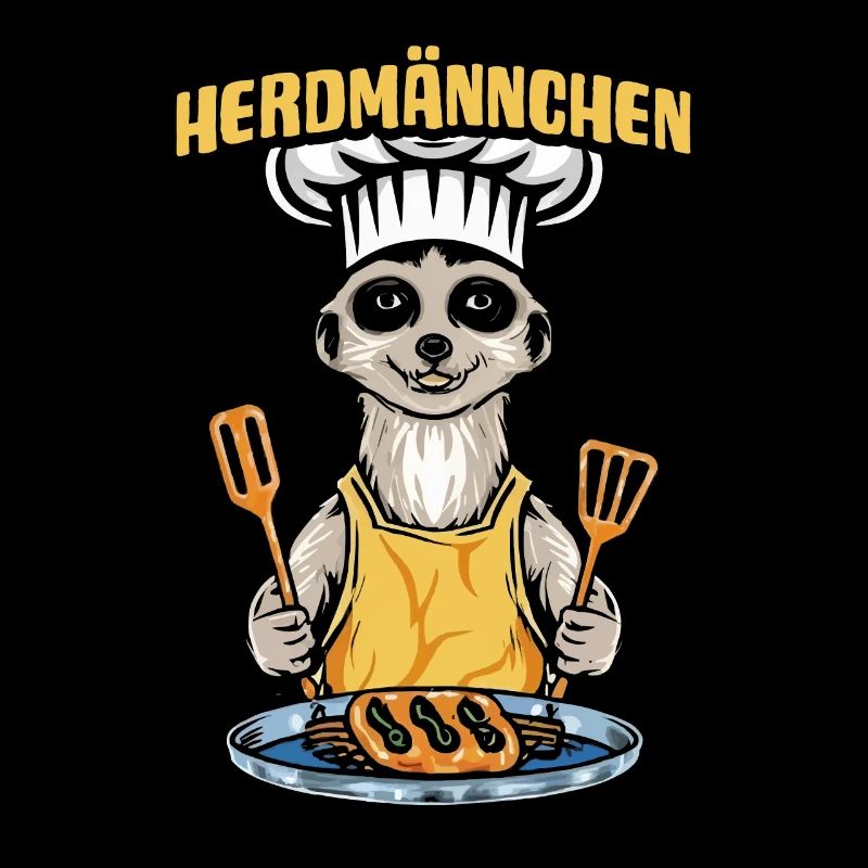 Herdmännchen Koch T-Shirt – Spaß in der Küche