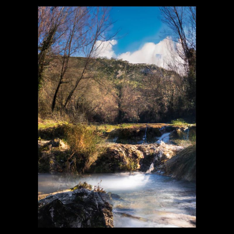 Forest River Wasserfall