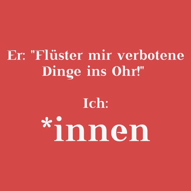 GENDERN lustig *innen Geschenkidee Pro Gendern