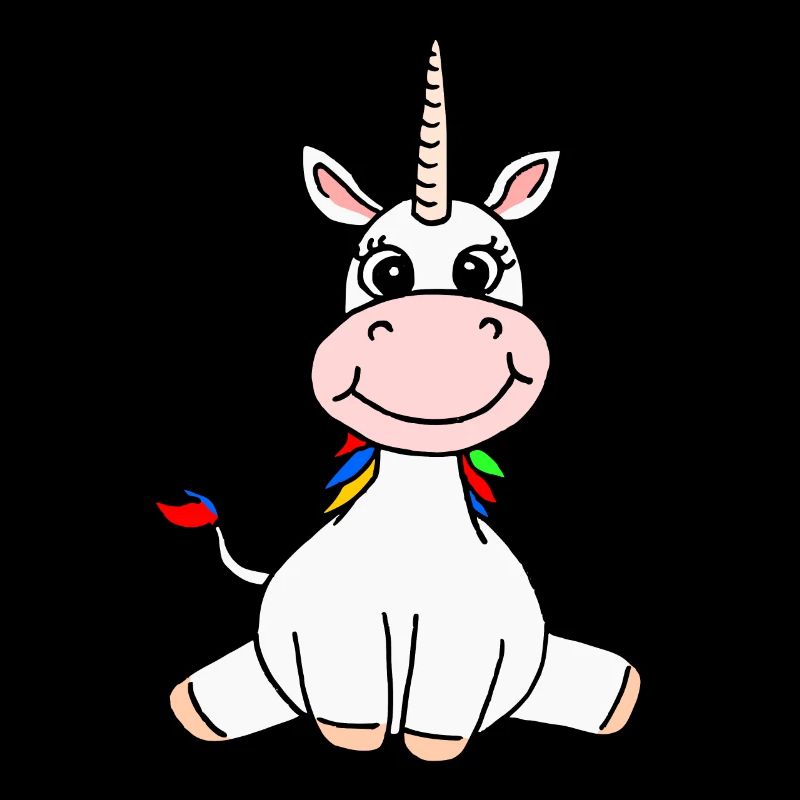 Einhorn sitzend Kinder Einhörner Mädchen Geschenk