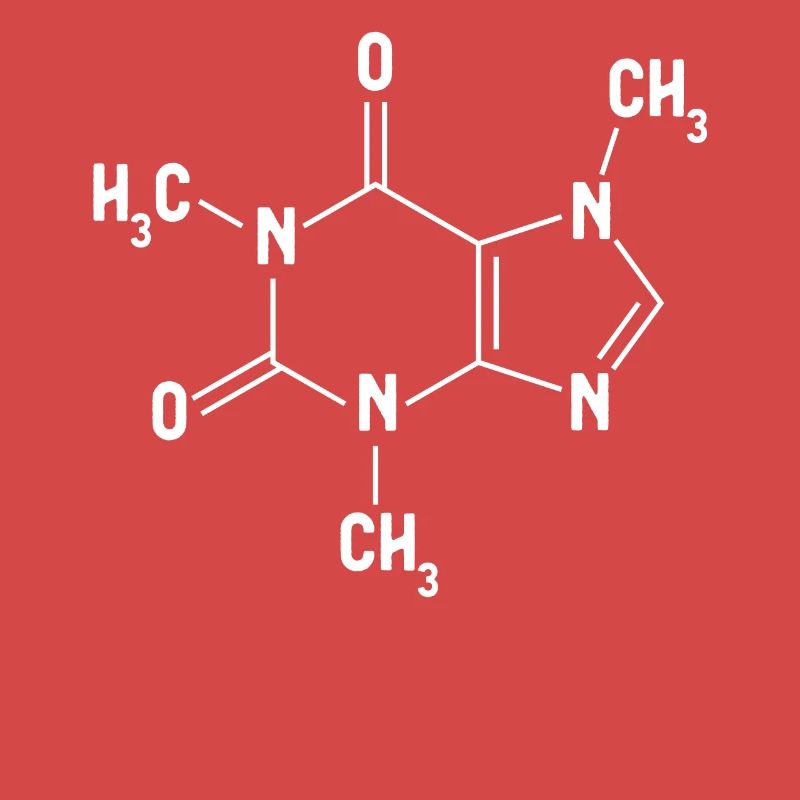 Amateurs de molécules de caféine du café chimique