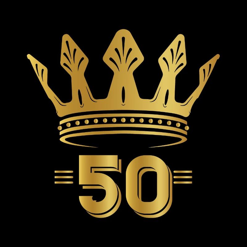 50e anniversaire Roi de 50 ans