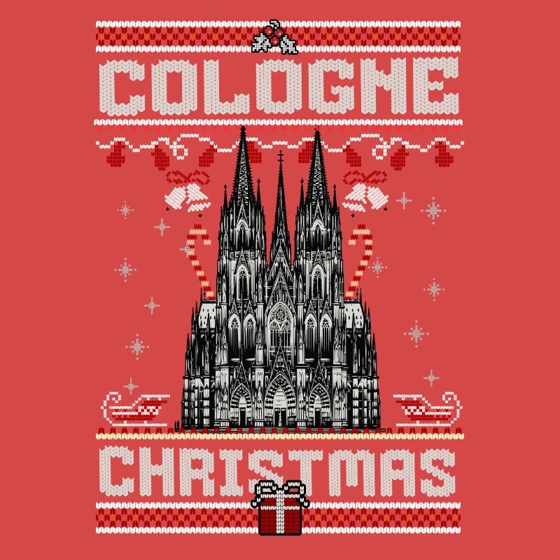 Cologne Köln Kölle Pull de Noël