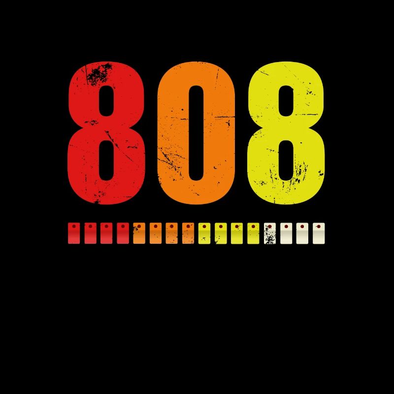Electronic drum machine TR-808 Retro