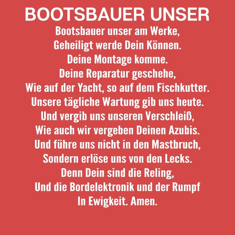 Bootsbauer Bootsbau Schiffbauer Schiffbau Boote