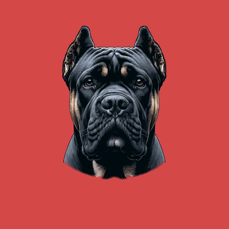 Visage de chien - Cane Corso
