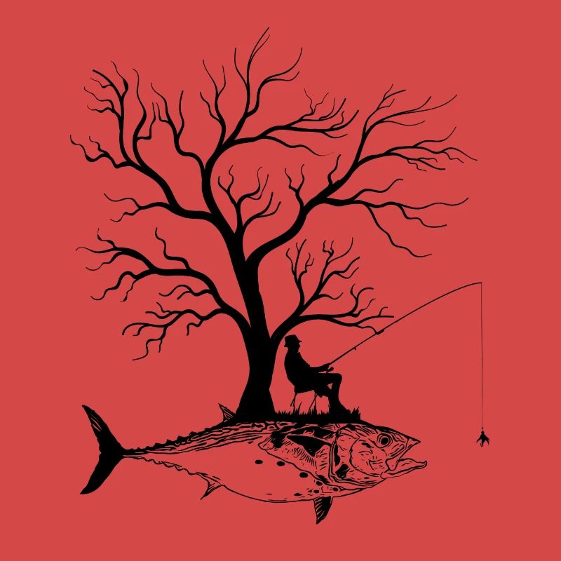 Graphic Tree - Fish False Albacore