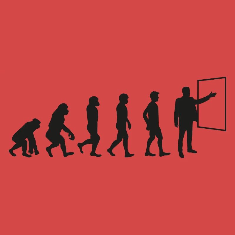 Schule evolution Geschenk Lehrerin Professor