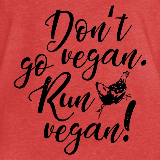 Run vegan!