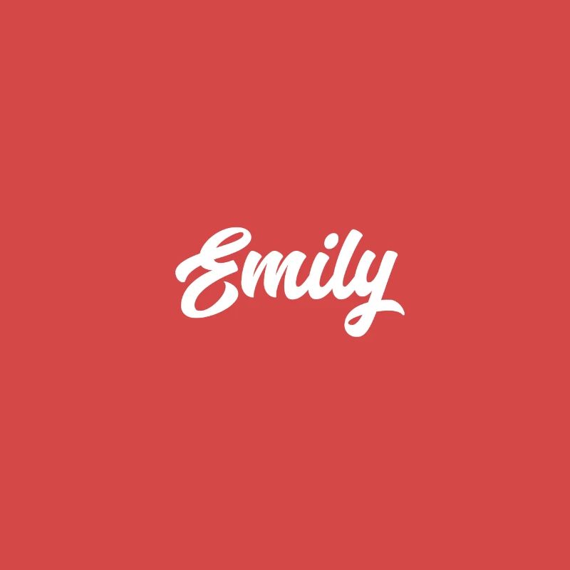 Emily Custom Text Geburtstagsname