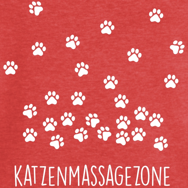 Katzen Massage Zone - Frauen Vintage T-Shirt