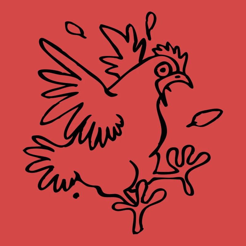 Surpris poulet