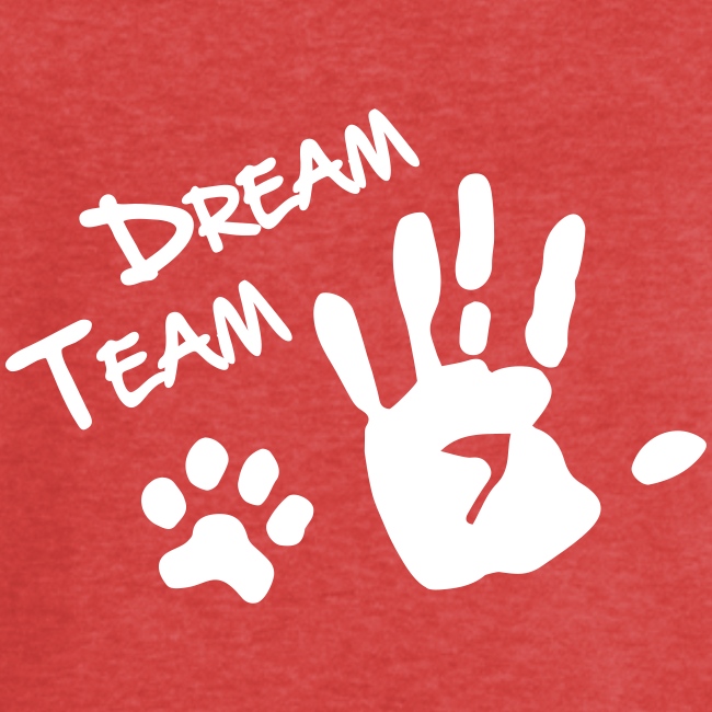 Dream Team Hand Hundpfote - Frauen Vintage T-Shirt