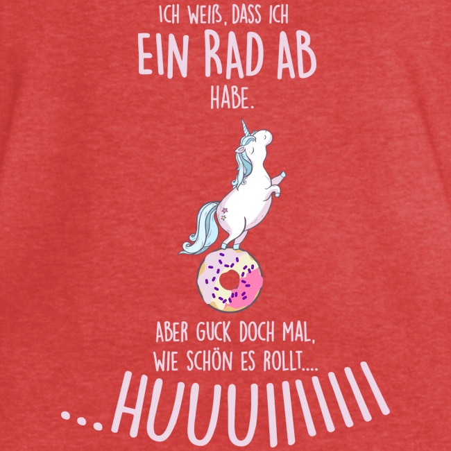 Vorschau: rad ab_einhorn - Frauen Vintage T-Shirt