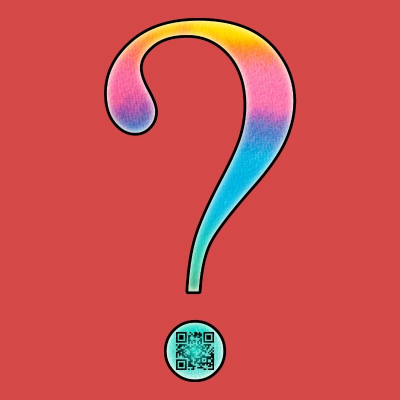 Grossesse - point d'interrogation - jumeaux QR code