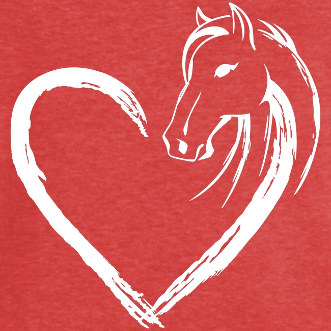 Vorschau: Pferde Herz - Frauen Vintage T-Shirt