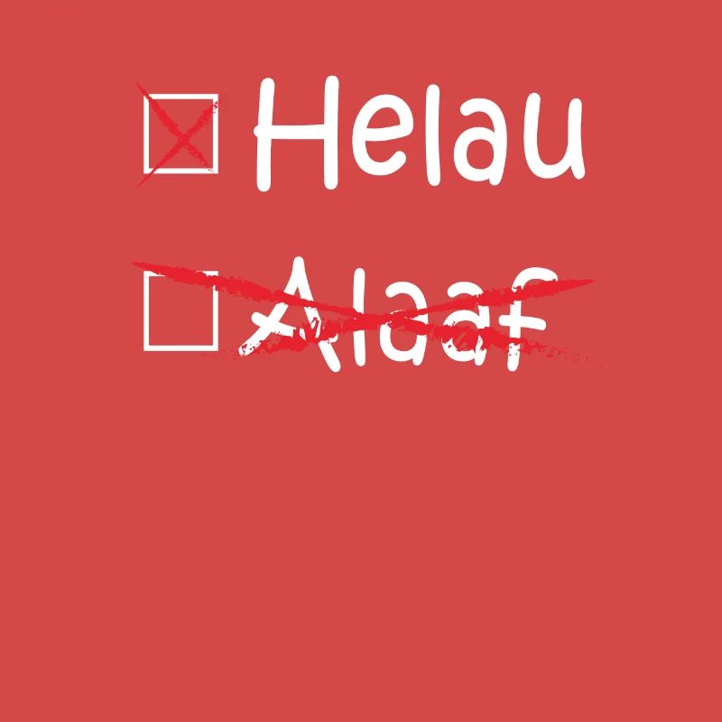 Helau, Alaaf, Düsseldorf, Cologne, carnaval (blanc)