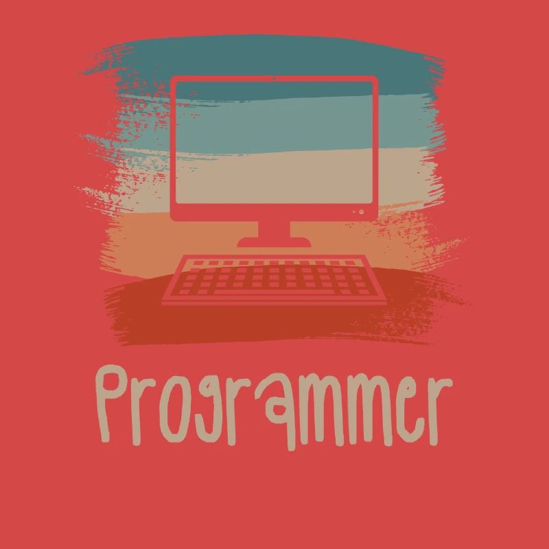 Rétro Vintage Programmeur Programmation Informatique