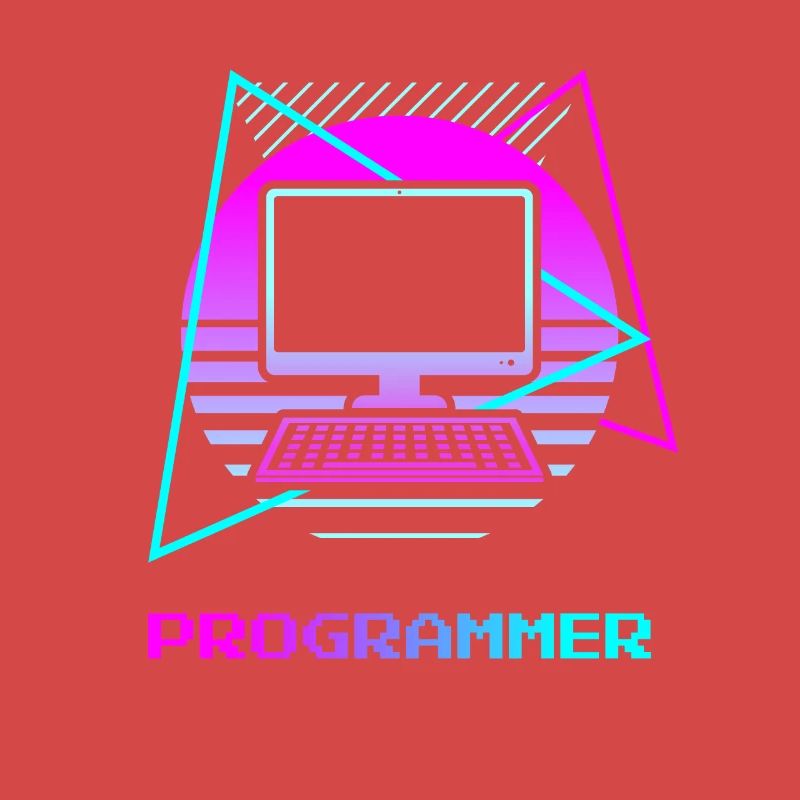 Programmeur rétro Programmation Informatique