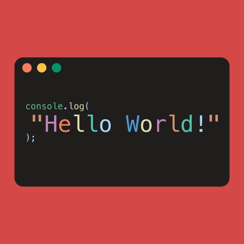 Hello World JavaScript console.log