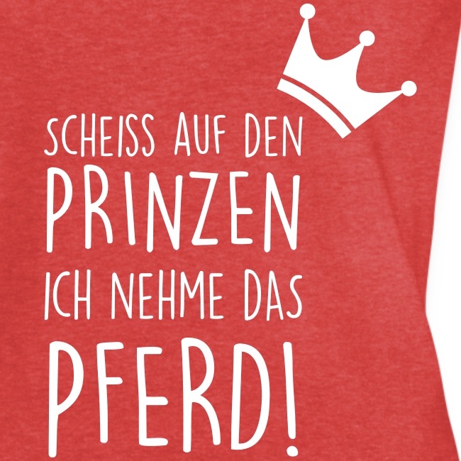 Prinz Pferd - Frauen Vintage T-Shirt