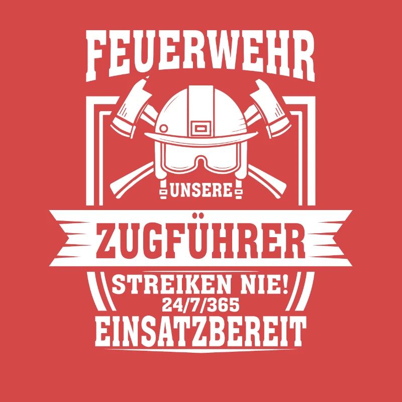 Fire Department Firefighting Gift · Train driver