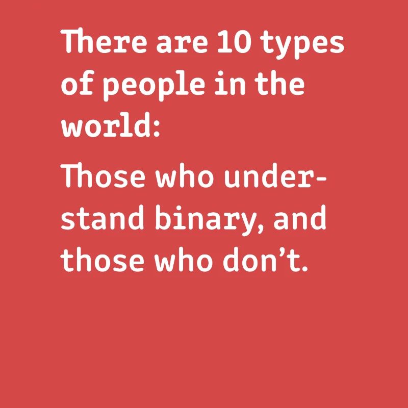 Understand Binary Web Developer Coder