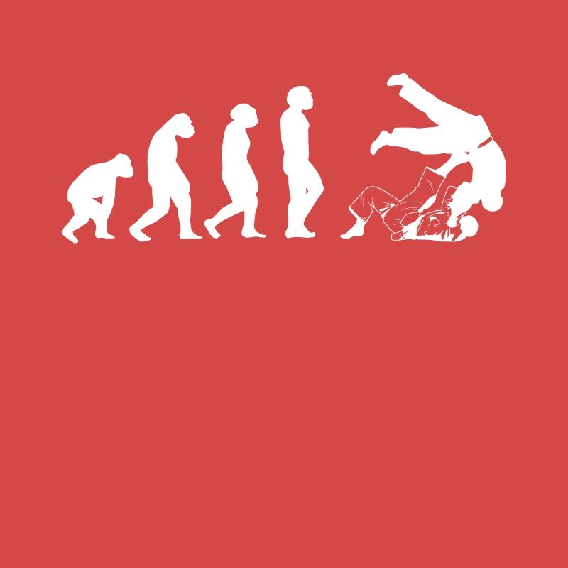 Judo Evolution cadeau rétro judoka cool