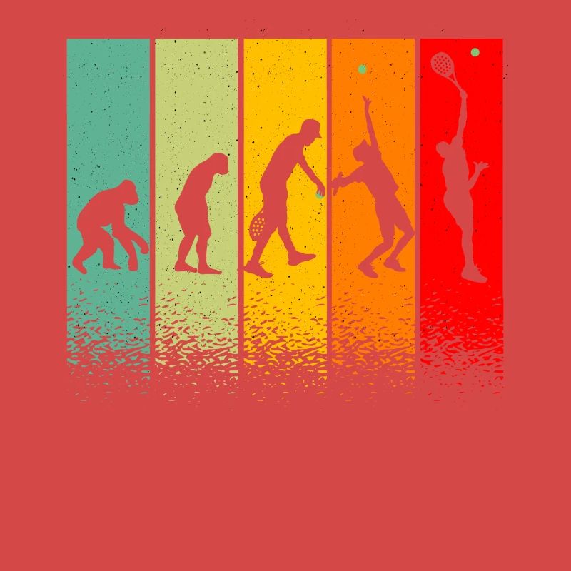 Evolution Tennisman Geschenkidee Mann