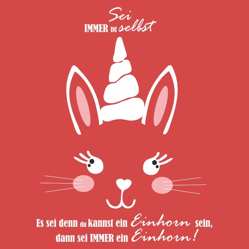 Hase oder Einhorn, oder ein Mischling -Unicorn