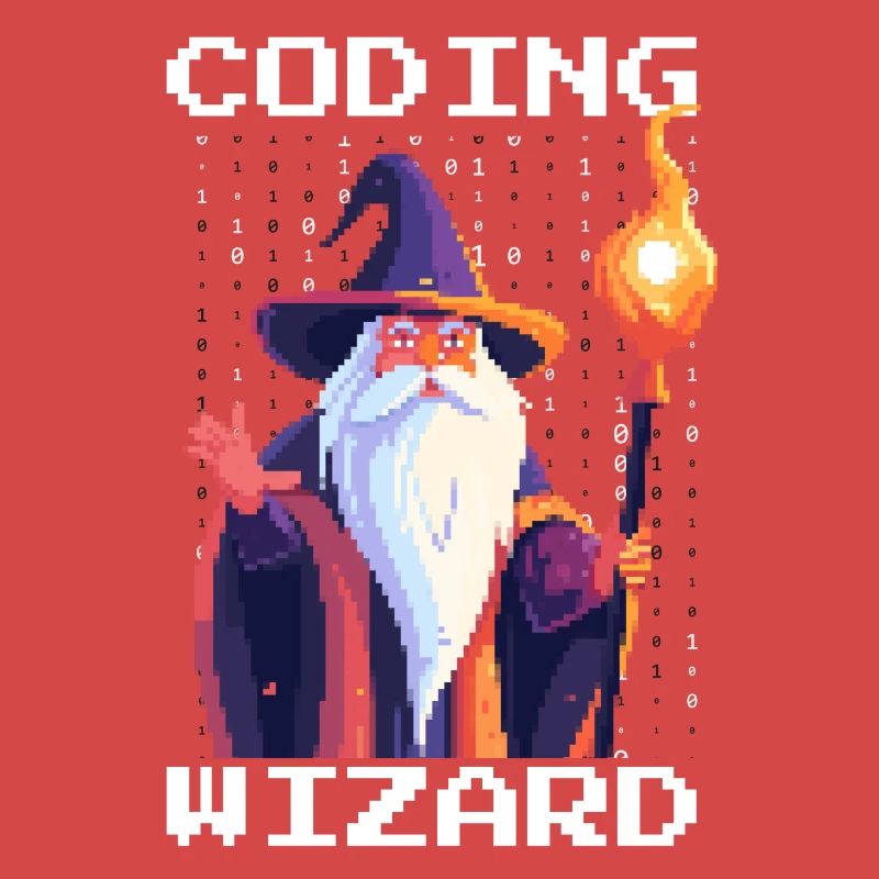 CODING WIZARD Coder Programmer Developer Humor