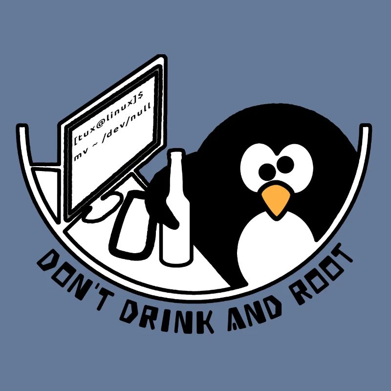 Linux Tux /dev/null