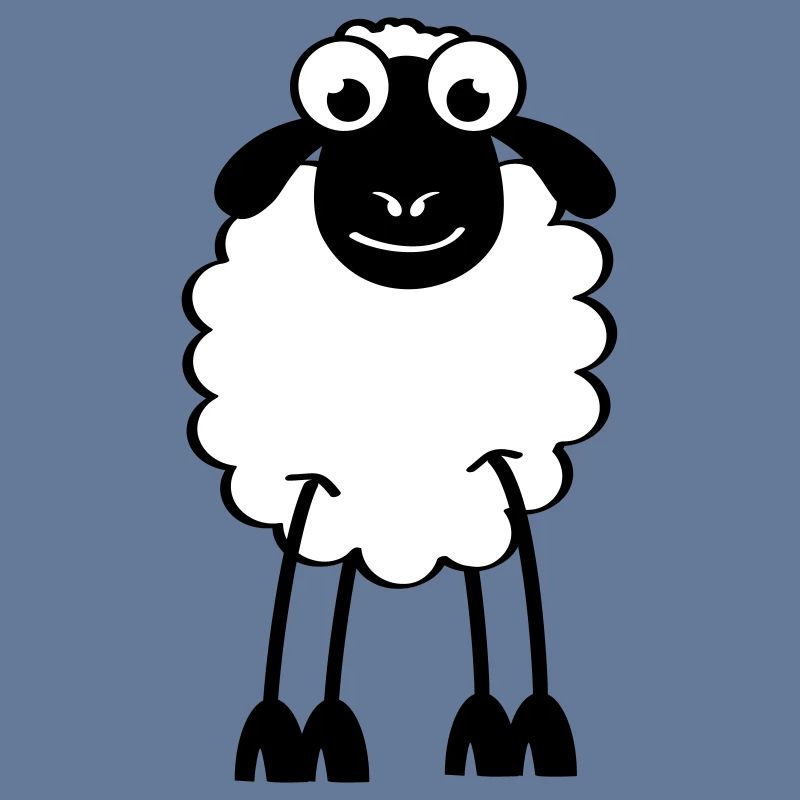 Schafe, weiße oder schwarze Schafe. Träumen oder schlafen